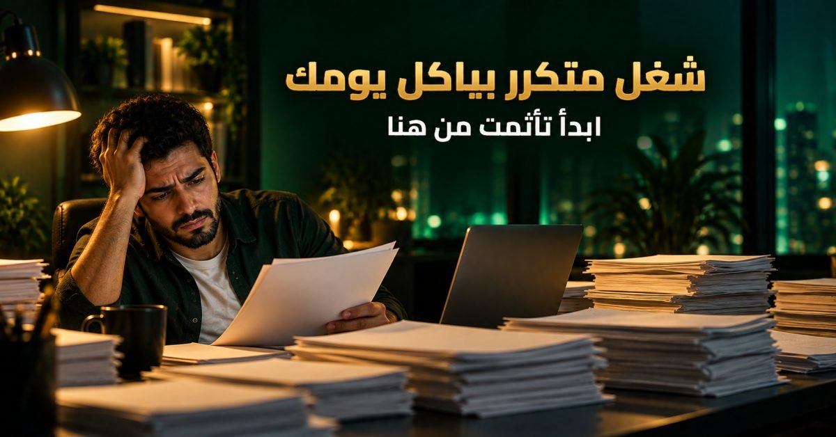 أتمتة شغلك المتكرر بالذكاء الاصطناعي من غير برمجة