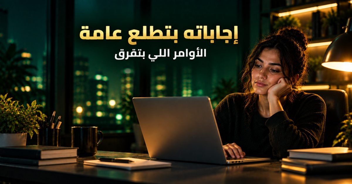 ٧ أوامر في ChatGPT بتفرق فعلًا — وليه إجاباتك بتطلع عامة