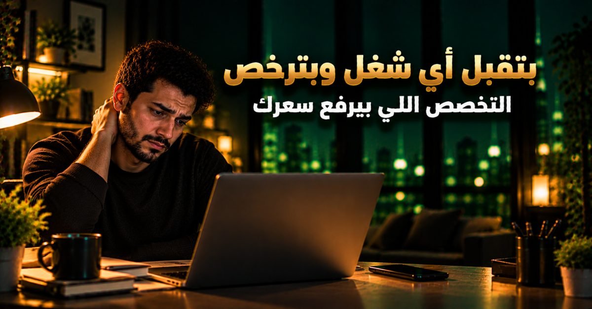 التخصص في العمل الحر: ليه "بعمل أي حاجة" بتقلل دخلك