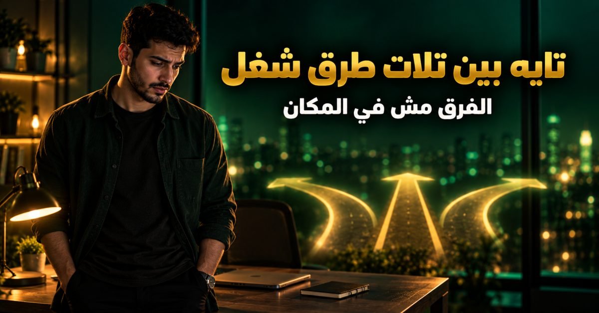 الفرق بين الفريلانس والعمل عن بُعد والدوام الكامل