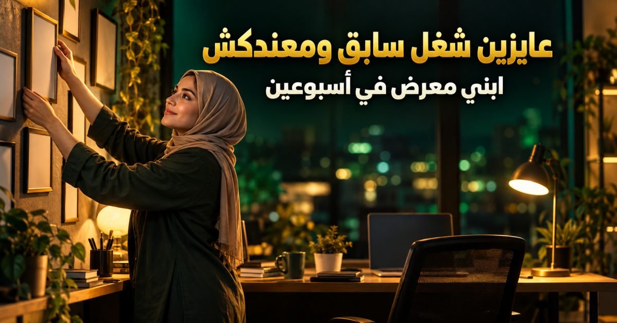 بورتفوليو من غير خبرة: ٥ طرق تبني بيها معرض شغل في أسبوعين