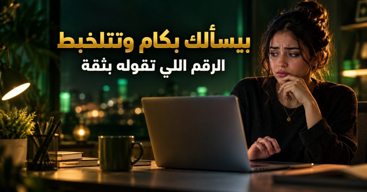 تسعير خدمتك في العمل الحر: ازاي توصل لرقم تقوله من غير ما تتلعثم