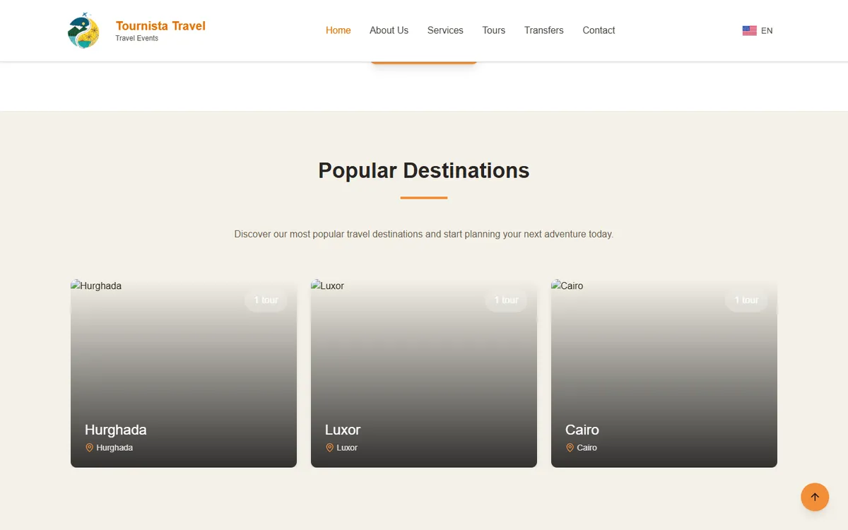 موقع Tournista Travel — رحلات خاصة وتنقلات سياحية في مصر — 4